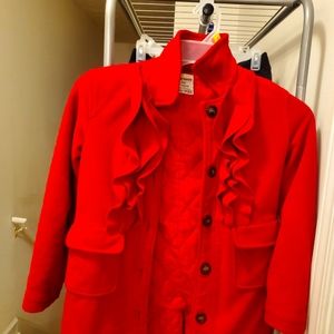 Old Navy Red Girl's Pea coat